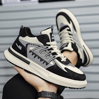 Warrior Kanvas Rendah 'Beige Hitam' WXY-G233N03 3