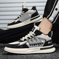 Warrior Kanvas Rendah 'Beige Hitam' WXY-G233N03 1