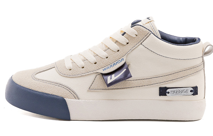Warrior Canvas Low 'Beige Deep Blue'
