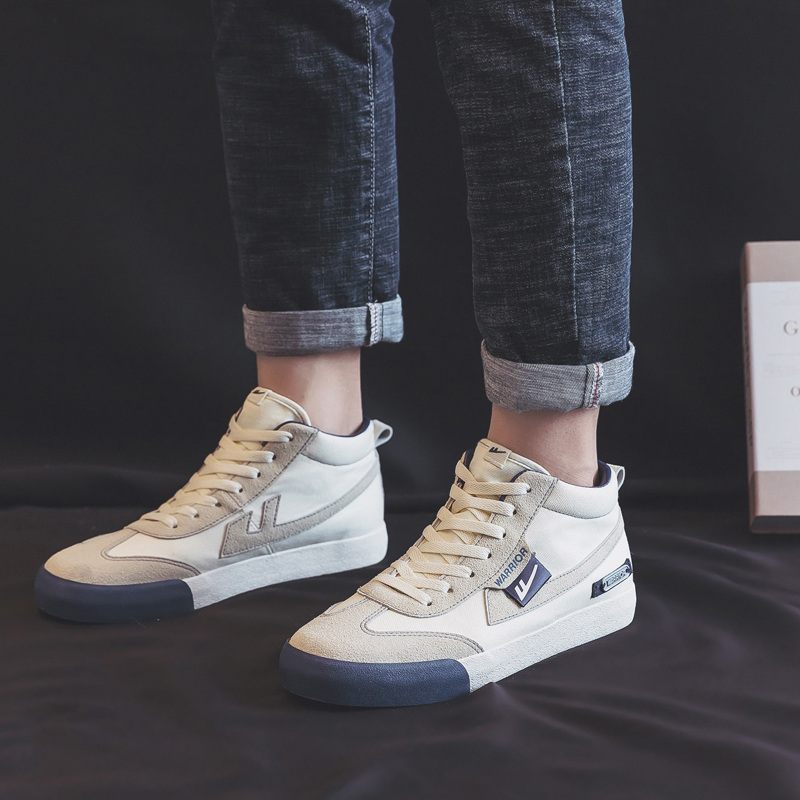 Warrior Canvas Low 'Beige Deep Blue' 圖 12