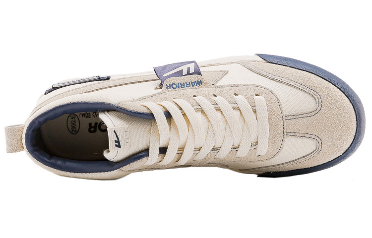 Warrior Canvas Low 'Beige Deep Blue' 圖 3