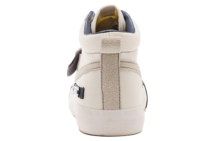 Warrior Canvas Low 'Beige Deep Blue' 圖 4