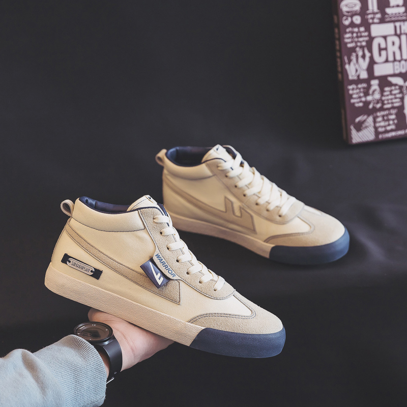 Warrior Canvas Low 'Beige Deep Blue' 圖 6