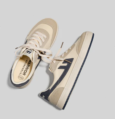 Warrior 低帮帆布鞋 '米灰蓝' WXY-B950MJ03 3