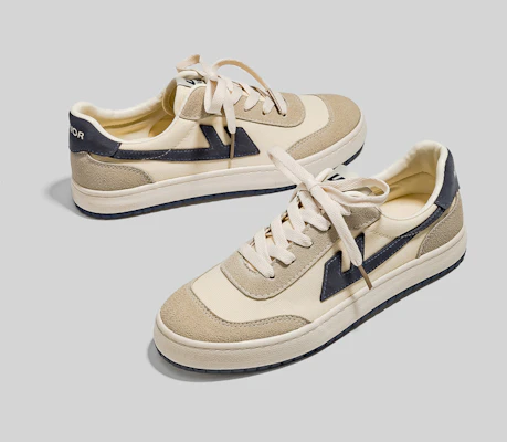 Warrior 低帮帆布鞋 '米灰蓝' WXY-B950MJ03 4