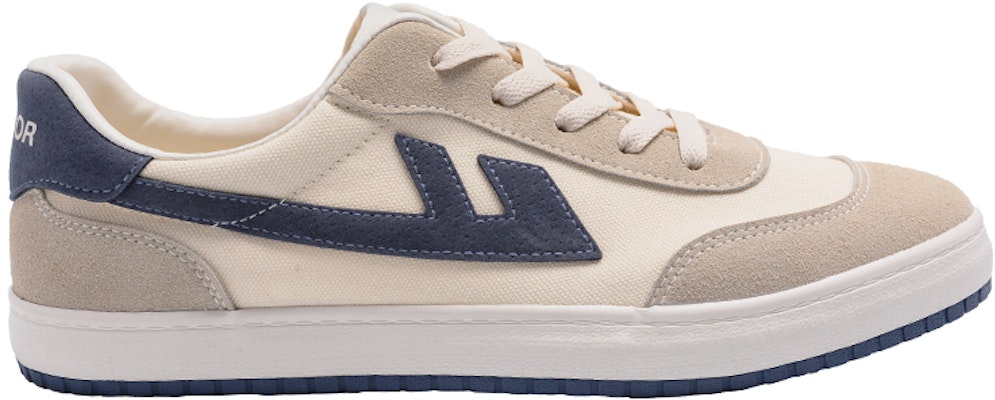 Warrior 低帮帆布鞋 '米灰蓝' WXY-B950MJ03 Order Warrior 低帮帆布鞋 '米灰蓝' WXY-B950MJ03