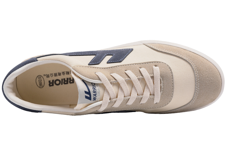 Lookbook Warrior 低帮帆布鞋 '米灰蓝' WXY-B950MJ03