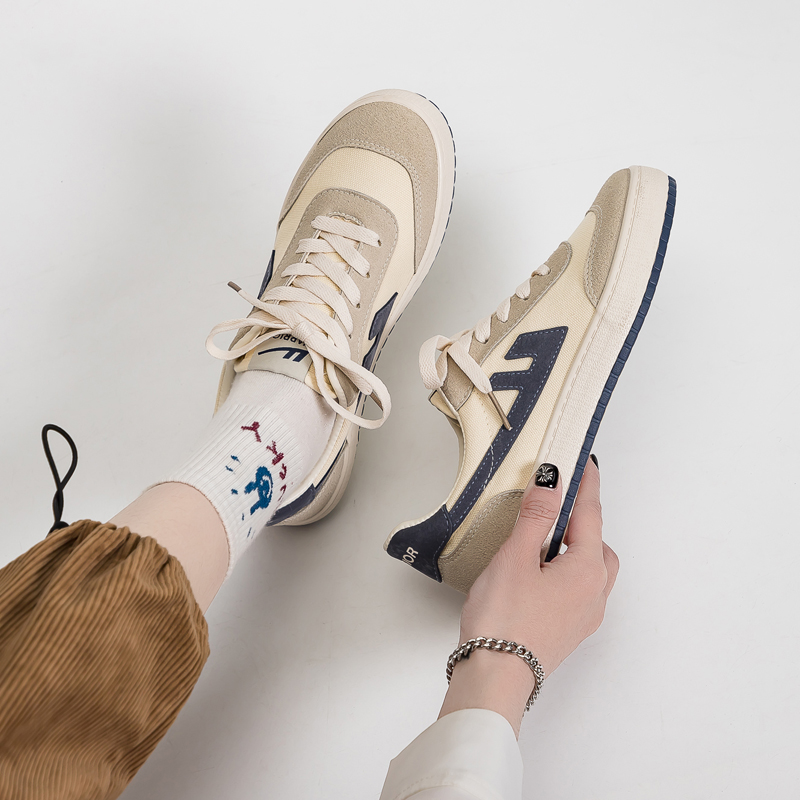 Sizing Warrior 低帮帆布鞋 '米灰蓝' WXY-B950MJ03