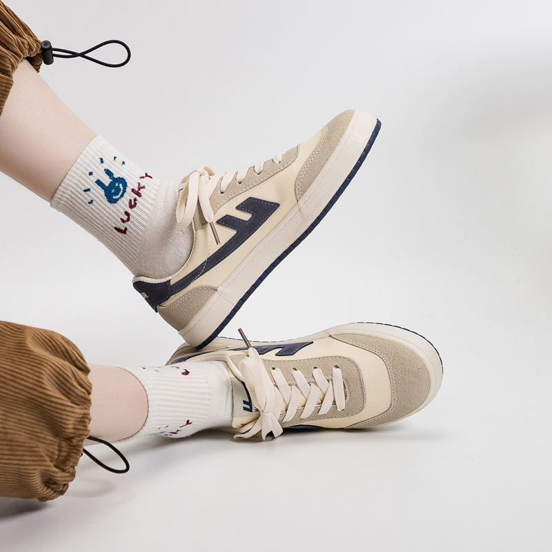 Cheap Warrior 低帮帆布鞋 '米灰蓝' WXY-B950MJ03