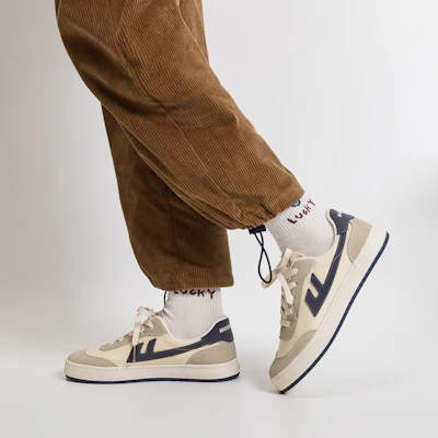 Warrior 低帮帆布鞋 '米灰蓝' WXY-B950MJ03 2