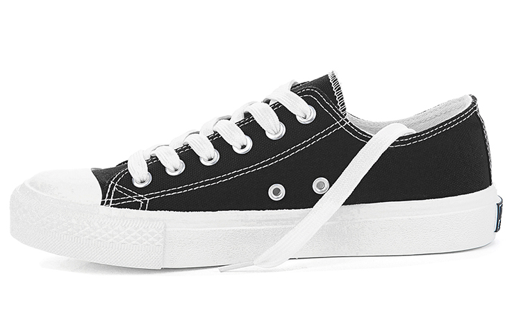Warrior Canvas Low 'Black'