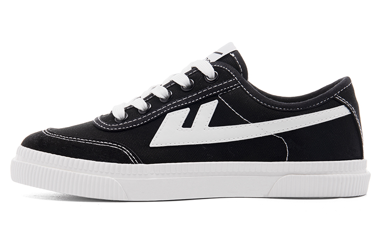 Warrior Canvas Low 'Black and White' WXY-C342MJ03