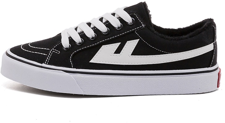 Warrior Canvas Low 'Black and White Fur-Lined' WBX-69MJ01 Buy Warrior Canvas Low 'Black and White Fur-Lined' WBX-69MJ01