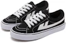 Lookbook Warrior Canvas Low 'Black and White Fur-Lined' WBX-69MJ01