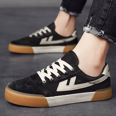 回力士兵 再次流行 復古風格 隨和搭配 防滑耐磨輕便 低筒 帆布鞋 男女款式 黑米色 Sizing 回力士兵 再次流行 復古風格 隨和搭配 防滑耐磨輕便 低筒 帆布鞋 男女款式 黑米色