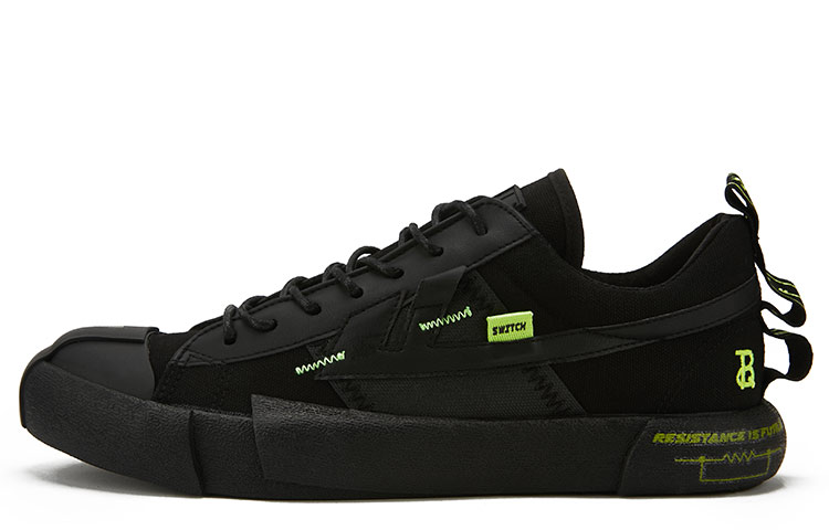 Warrior Canvas Low 'Black Ineffective Resistance' WXY-A442G