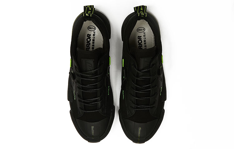 Shop Warrior Canvas Low 'Black Ineffective Resistance' WXY-A442G