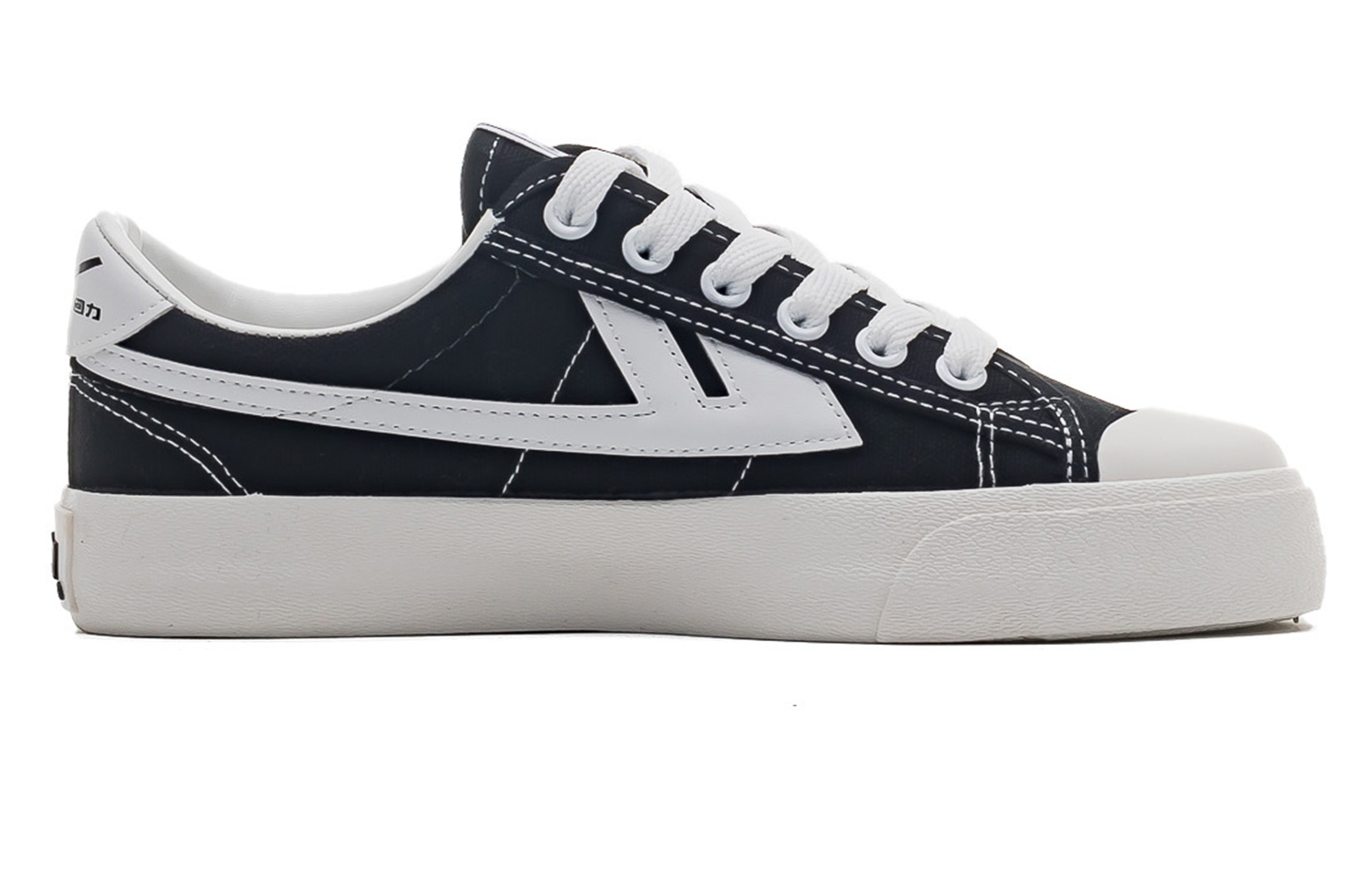 Warrior Canvas Low 'Black White' 圖 2