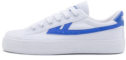 Warrior Canvas Low 'Blue and White' 7T06 Warrior Canvas Low 'Blue and White' 7T06
