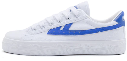 Warrior Canvas Low 'Blue and White' 7T06 Warrior Canvas Low 'Blue and White' 7T06