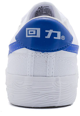 Warrior Canvas Low 'Blue and White' 7T06 Shop Warrior Canvas Low 'Blue and White' 7T06
