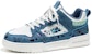Warrior Canvas Low 'Biru Putih Kartun' WXP(WZ)-111602