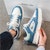Warrior Canvas Low 'Biru Putih Kartun' WXP(WZ)-111602