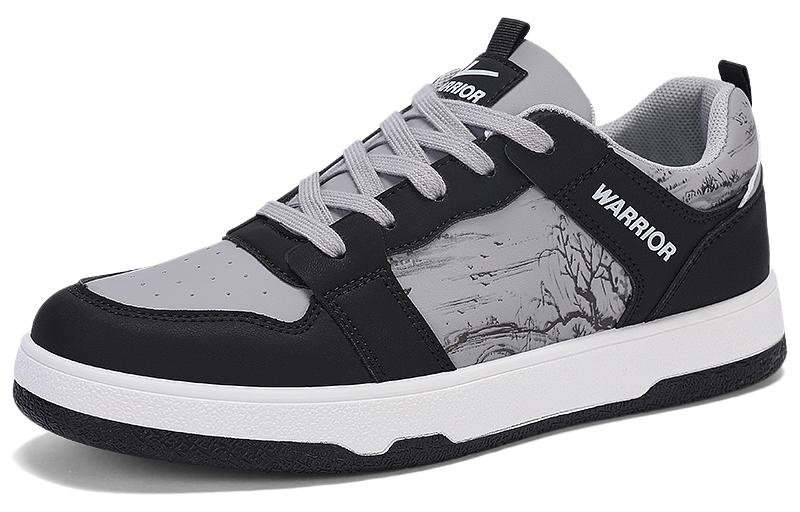 Order 戰士回力 百搭休閒 輕鬆舒適 防滑耐磨 低幫 板鞋 男款 灰黑