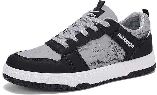 戰士回力 百搭休閒 輕鬆舒適 防滑耐磨 低幫 板鞋 男款 灰黑 Order 戰士回力 百搭休閒 輕鬆舒適 防滑耐磨 低幫 板鞋 男款 灰黑