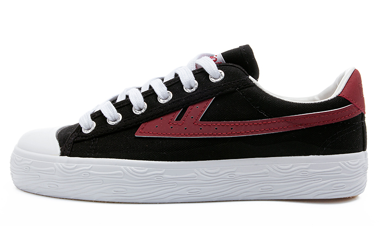 Warrior Canvas Low 'Red Black Academy' 7T02