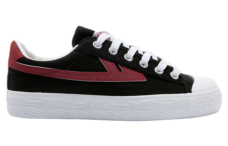 Order Warrior Canvas Low 'Red Black Academy' 7T02
