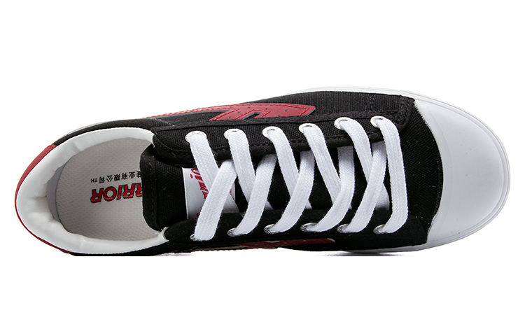 Lookbook Warrior Canvas Low 'Red Black Academy' 7T02