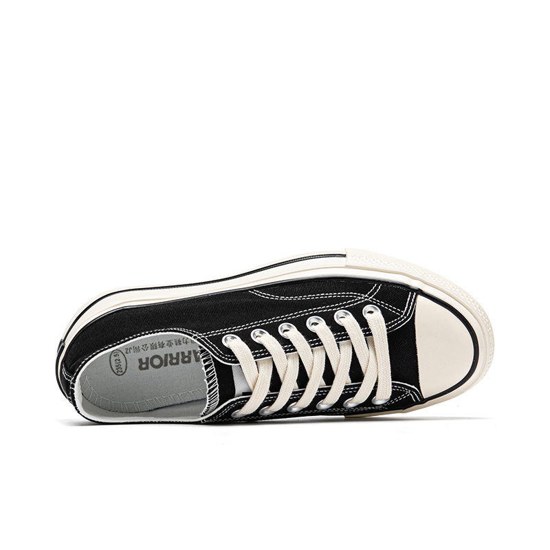 Shop 回力戰士 街頭流行搭配 防滑 耐磨 低筒 帆布鞋 男女款 黑色