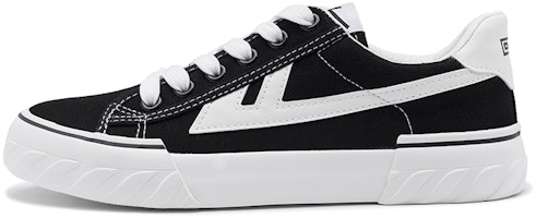 Warrior Canvas Low 'Ulzzang Black and White' WXY-B249MJ03 Warrior Canvas Low 'Ulzzang Black and White' WXY-B249MJ03