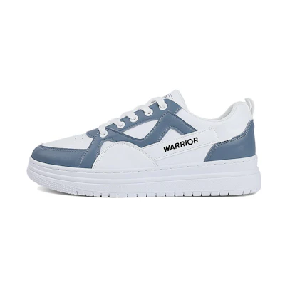 Warrior Canvas Low 'White Blue'