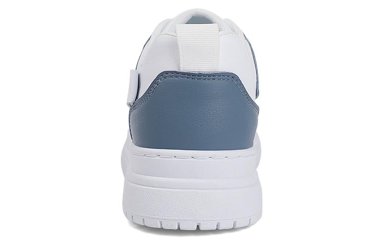 Shop 勇士回力 舒適柔軟休閒 低筒 板鞋 男款 白藍