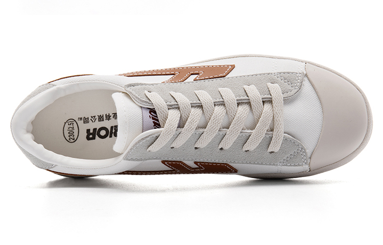 Warrior Canvas Low 'White Brown' 圖 3