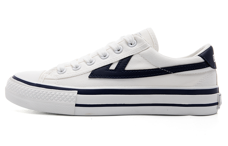 Buy Warrior Canvas Rendah 'Putih Biru Tua' WXY-C373MJ01