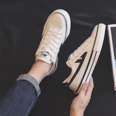 Warrior Canvas Rendah 'Putih Biru Tua' WXY-C373MJ01 Details for Warrior Canvas Rendah 'Putih Biru Tua' WXY-C373MJ01