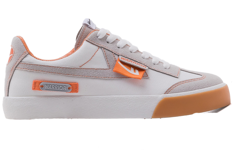 Order 워리어 캔버스 로우 '화이트 그레이 오렌지' WXY-B280MJ01