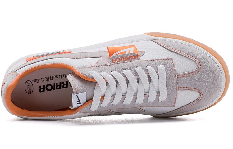 Lookbook 워리어 캔버스 로우 '화이트 그레이 오렌지' WXY-B280MJ01