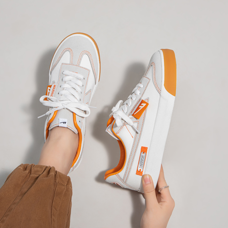 Sizing 워리어 캔버스 로우 '화이트 그레이 오렌지' WXY-B280MJ01