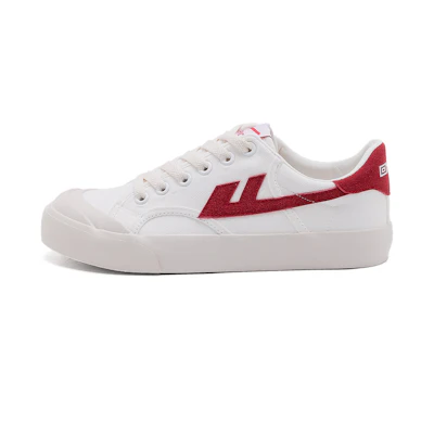 Warrior Canvas Low 'White Red'