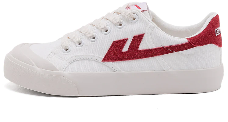 Warrior Canvas Low 'White Red' WXY-B442MJ02 Buy Warrior Canvas Low 'White Red' WXY-B442MJ02