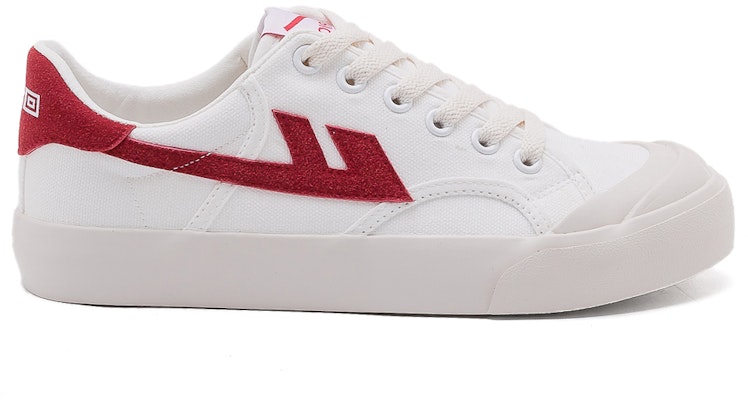 워리어 캔버스 로우 '화이트 레드' (Warrior Canvas Low '화레') WXY-B442MJ02 Order 워리어 캔버스 로우 '화이트 레드' (Warrior Canvas Low '화레') WXY-B442MJ02