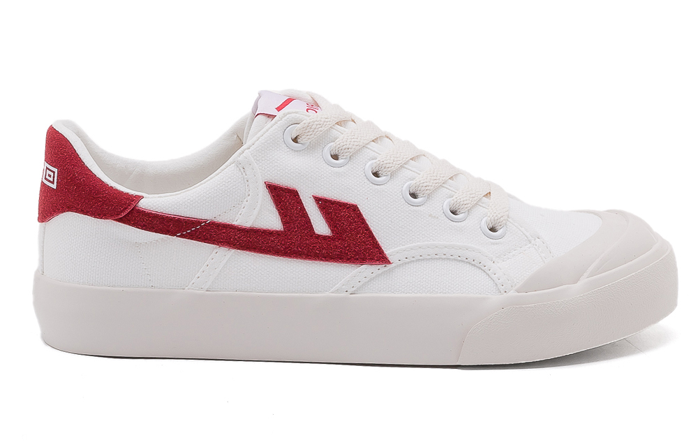 Order Warrior Canvas Low 'White Red' WXY-B442MJ02