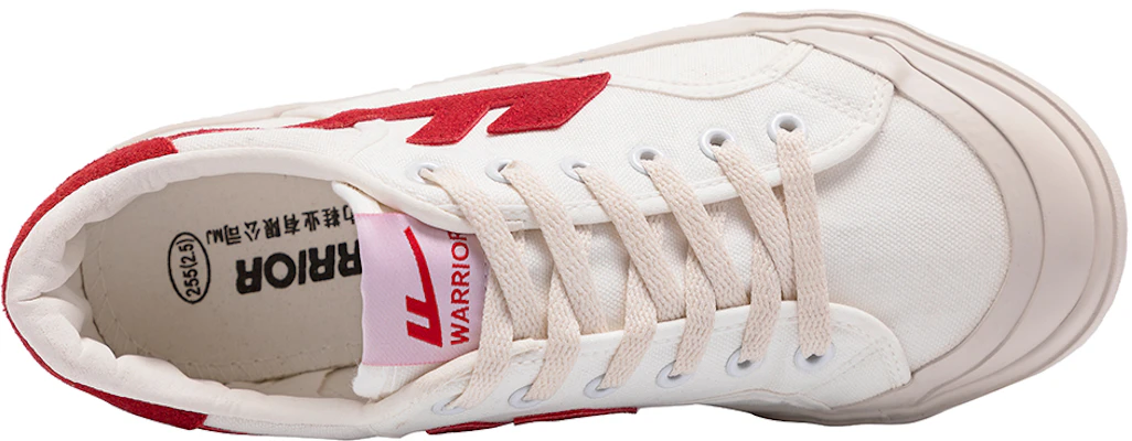 Warrior Canvas Low 'White Red' WXY-B442MJ02 Lookbook Warrior Canvas Low 'White Red' WXY-B442MJ02
