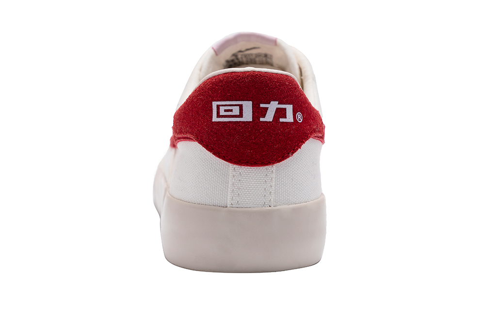 Shop Warrior Canvas Low 'White Red' WXY-B442MJ02