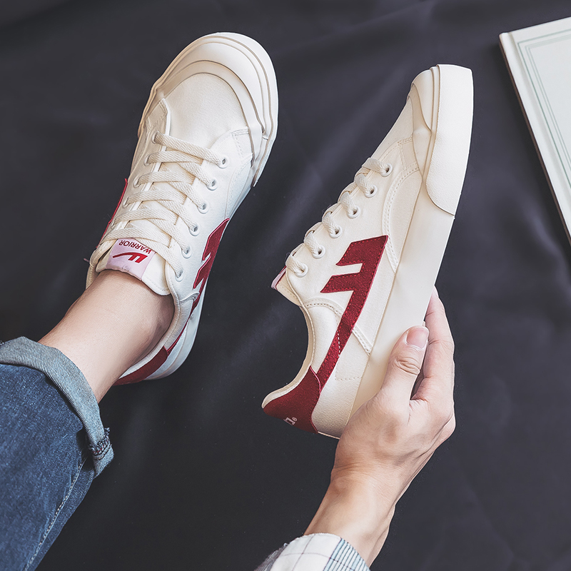 Details for Warrior Canvas Low 'White Red' WXY-B442MJ02