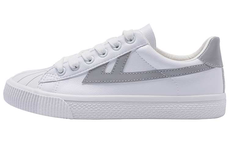 Warrior Canvas Low 'White Silver'